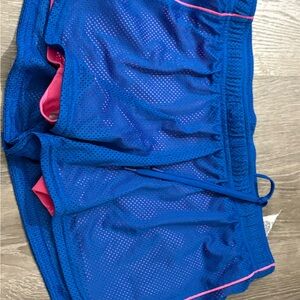adidas Blue and Pink Athletic Shorts